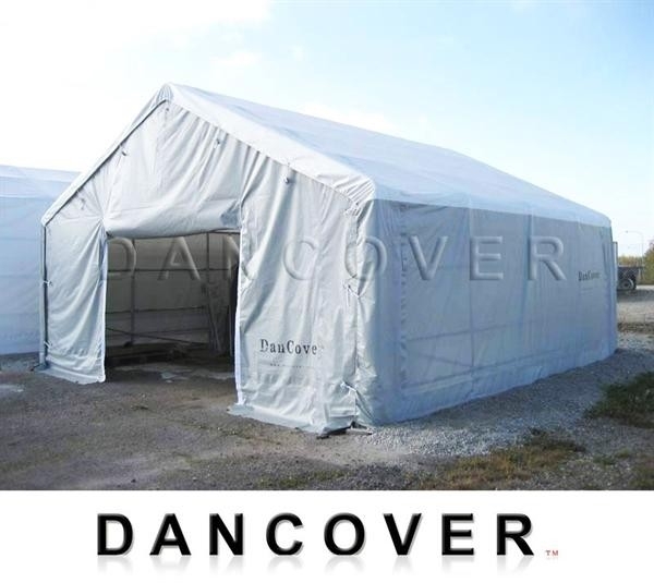 Dancover Zelthallen 7 x 7 x 2,5 x 4,2 Titanium