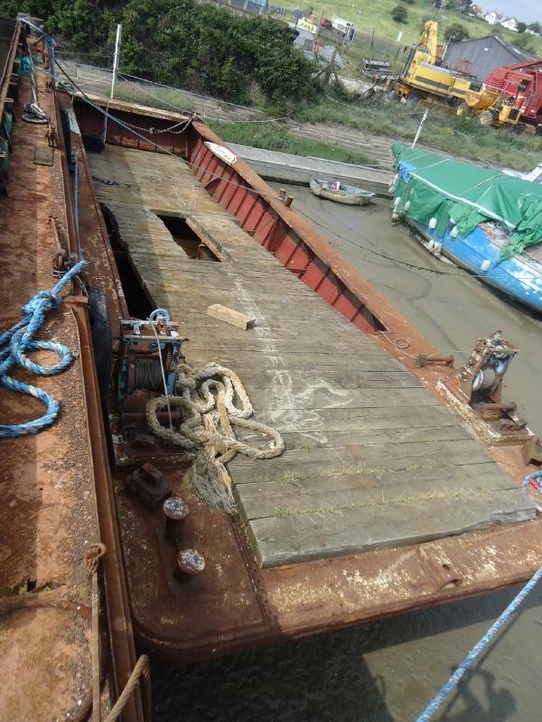 Floating Barge Excavator Platform