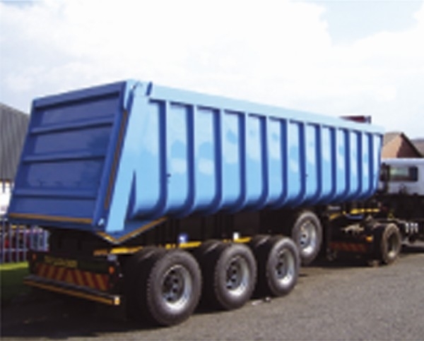 Payloader 30m³ sloper semi trailer