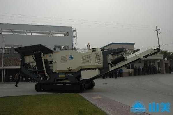 Sanme MP Series portable crawler crushing & screening
