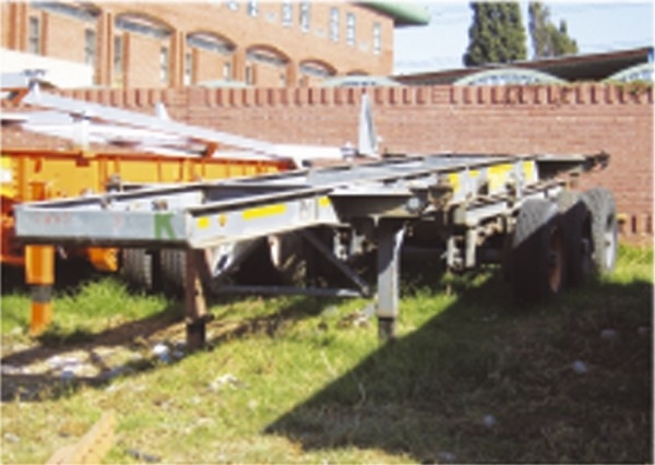 Used 6m Skeletal Trailer
