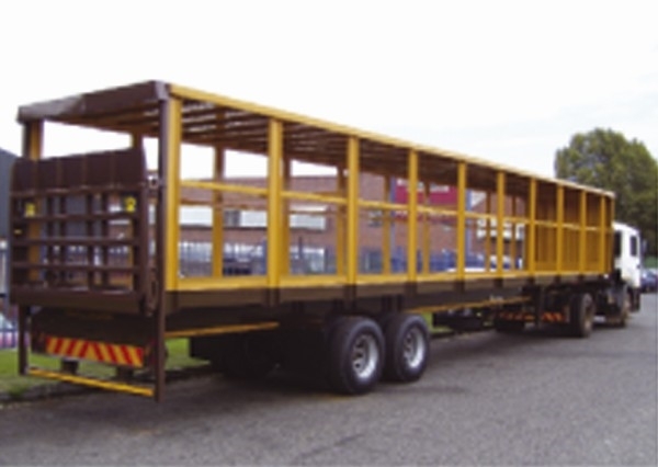Payloader specialised semi trailer