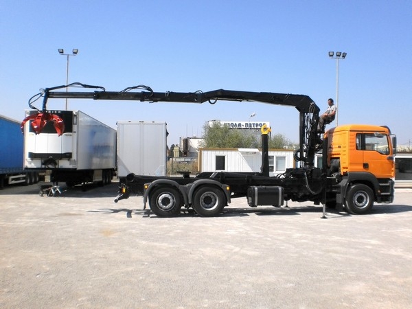 MAN TGA 26.430 crane LOGLIFT 165, for scrap