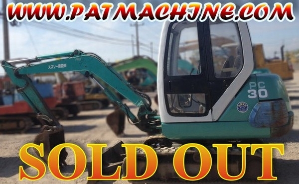 Komatsu PC30-7 มีเก๋ง