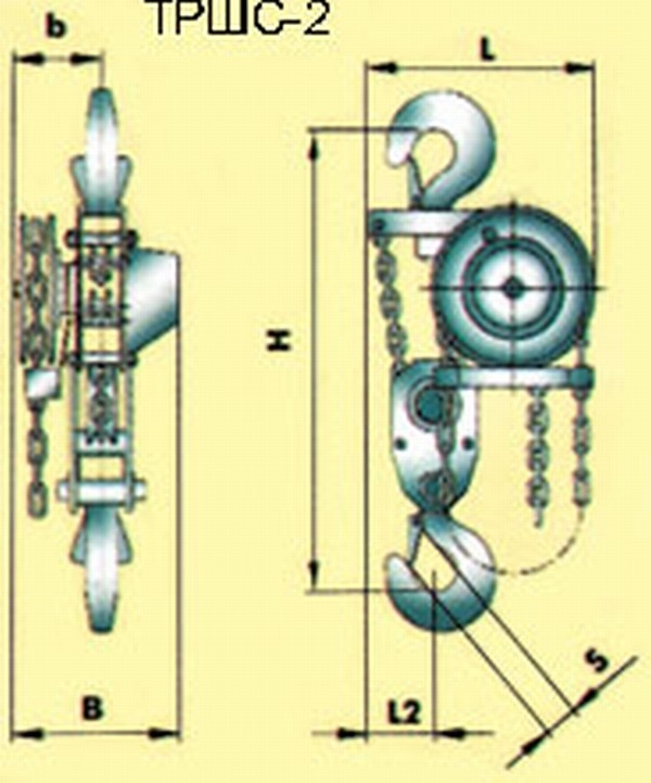 Тали стационарные ТРШС-2