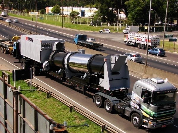 Ticel CF 160 * fully mobile asphalt plant *