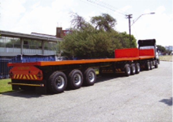 Payloader tandem / tandem Interlink semi trailer