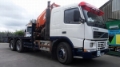Volvo FM12 / 380, Επίπεδα φορτηγά με γερανό, Μεταφορές