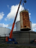 Liebherr LTR 1100, Rupshijskranen, Bouw