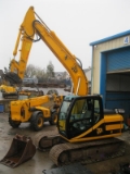 JCB JS130, Excavadoras de cadenas, Construcción