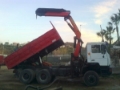 MAN 2 MAN Tipper with Crane - 6x6 and 6x4 - 33.322, Camion plateau ridelle avec grue, Transport