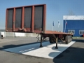 Titan Plateau 3 essieux, Semi remorque chassis, Transport