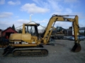 Caterpillar 307 B Gummibånd, Midi bagri 7t-12t, Gradbeništvo