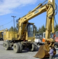 Eder Μ 825 Β, Wheeled excavators, Construction