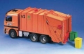 Bruder MB Actros kukásautó - narancssárga、其他、建筑机械