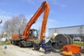 日立建机 Zaxis 210 W、轮式挖掘机、建筑机械