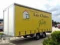 Louault REMORQUE PLSC 2 ESSIEUX, Platou/Prelata, Transport