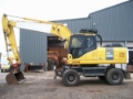 Komatsu PW220-7, Wheeled excavators, Construction