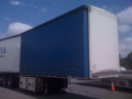 Freighter B-double 12plt lead 22plt tag, Curtain sider semi-trailers, Trucks and buses