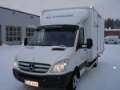 MERCEDES-BENZ 516/43AL、ボックスボティートラック、輸送
