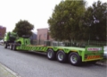Payloader 35/40 ton hydraulic removable lowbed semi trailer, Remorque benne, Transport