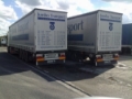 Schmitz prelata pe role - axa lift, Semi remorque fourgon, Transport