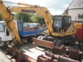 Komatsu PW160-7, Wheeled excavators, Mining and construction