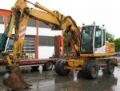 LIEBHERR A900B、ホイル式パワーショベル、建設