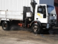 Iveco ML 180-VOLQUETE-PLUMA-, Автомобильные краны, Транспорт