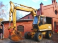 Fiat-Allis FE12 Mobilbagger excavator 13t Hammerhydrl, Wheeled excavators, Construction