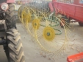 Wirax Grebla de strans fan cu 4 roti poloneza, Greble, Utilaje agricole
