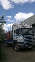 Scania R580 6x4, Camion pentru lemne, Transport