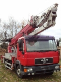 MAN L 2000 - Mobilkran DA53 mit Krananlage Boecker, Kranwagen, LKW/Transport