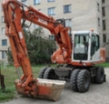 Atlas 1404、ホイル式パワーショベル、建設