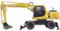 Komatsu KOMATSU, Gumikerekes kotrók, Építőipari gépek