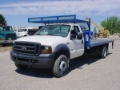 Ford F550 XL, Plataforma plana/laterales abatibles, Transporte