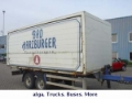 Ackermann Tandem Getränkekofferanhänger 5,5 mtr., Kastenaufbau, Transporter