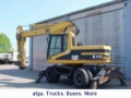 Caterpillar M 318, Gumikerekes kotrók, Építőipari gépek