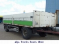 Krone AZP 18, 7,2m lang, Baustoff, Pritschenwagen/Pritschenwagen mit Seitenklappe, Transporter