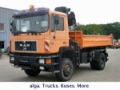 MAN 19.372 FAK 4x4 - HIAB-Kran 160-1, Dump trucks, Transportation