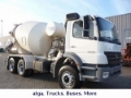 MERCEDES-BENZ 3028 Axor 6x4 - L&T Mischer 100 LH、コンクリートトラック、輸送