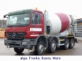 MERCEDES-BENZ 4144 B 8x4/4, 12 m³ Mischer 10.000 km、コンクリートトラック、輸送
