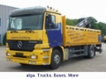 Mercedes-Benz 1843 L Actros FAHRSCHULE Pritsche mit Kran، شاحنات مسطحة/مفصلية الجوانب، مواصلات