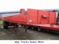 SCHMITZ 9,1 mtr lang, 1 Achser Starr, Semirremolques de plataformas planas/laterales abatibles, Transporte