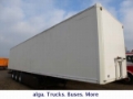 Schmitz 13,6 mtr Luft Hebebühne 2000 kg、ボックスセミトレイラー、輸送
