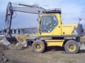 Volvo EW160B, Bagri na kolesih, Gradbeništvo
