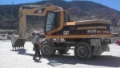 Caterpillar 320M, Kopači na točkove, Gradjevinarstvo