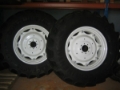 Continental+uudet alkuper.vanteet 460 / 85 R 34 / 18,4x34, Pyörät, Maatalous