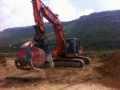 Fiat-Kobelco EX215, Bagri goseničarji, Gradbeništvo