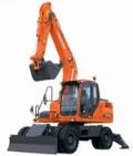 Doosan SOLAR DX 140W, Колесные экскаваторы , Строительная техника